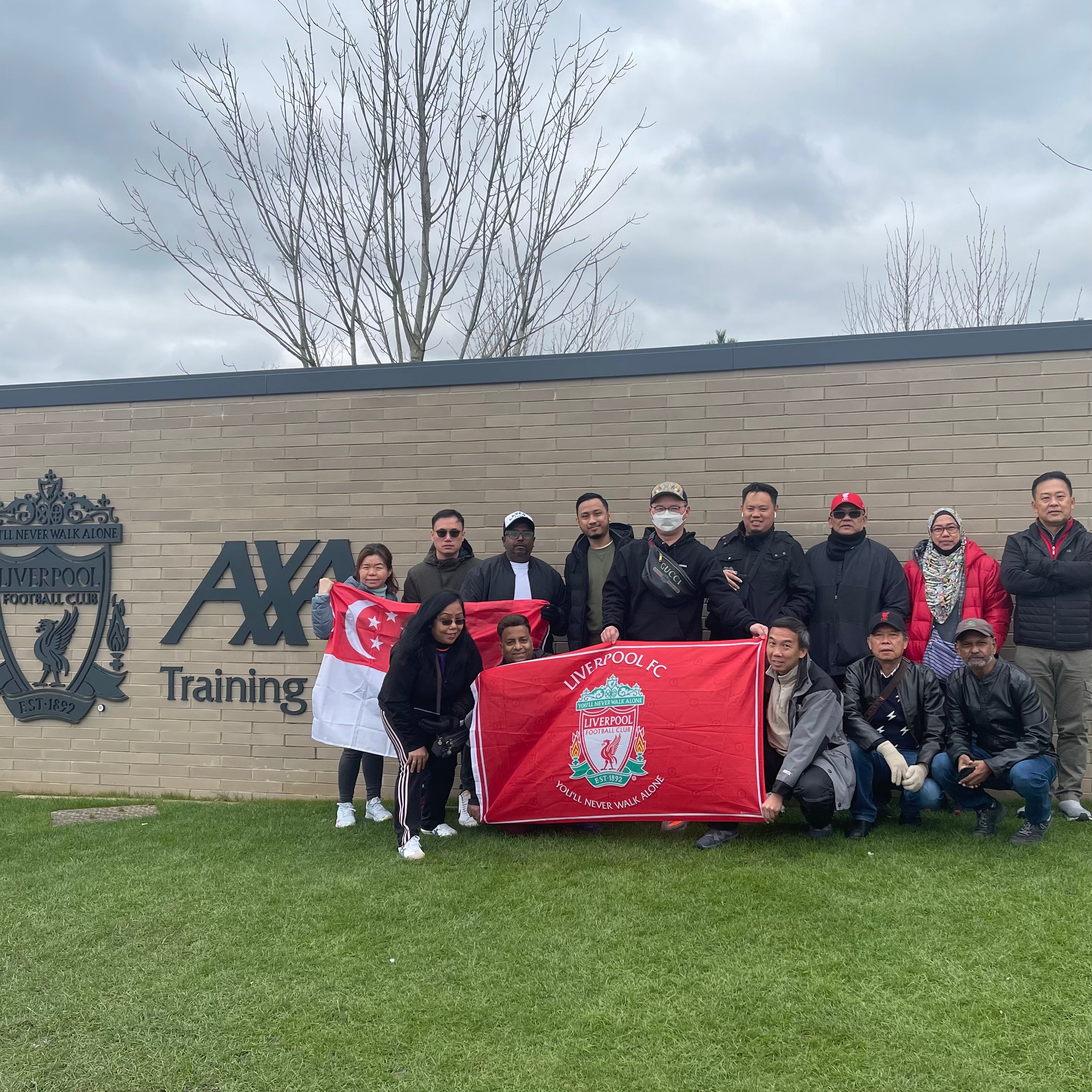 Matchday Affairs group at Liverpool AXA Training Centre